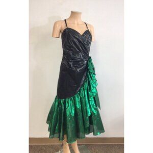 Vintage Eletra 90´s Mermaid Dress Whimsigoth Maxi Length Womens 8